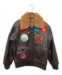 BO Mike Ronny（ビーオーマイクロニー）の古着「G-1 フライトジャケット」｜ブラウン