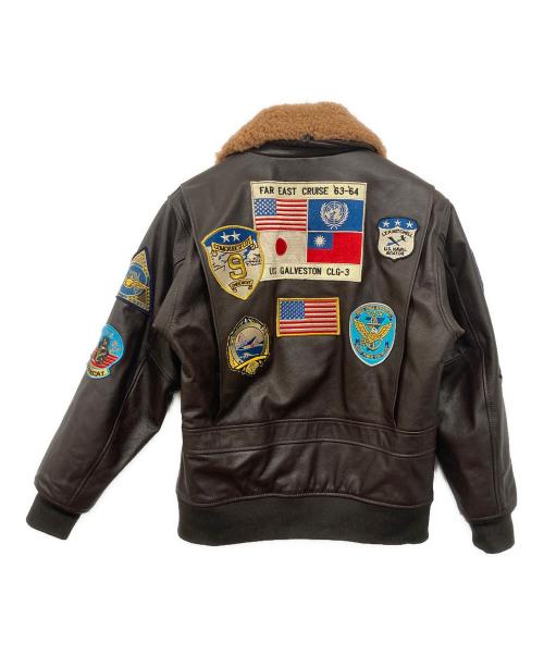 BO Mike Ronny（ビーオーマイクロニー）BO Mike Ronny (ビーオーマイクロニー) G-1 フライトジャケット ブラウン サイズ:Mの古着・服飾アイテム