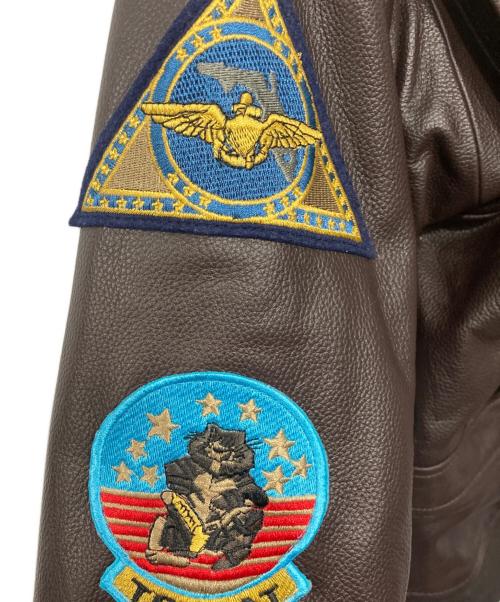 BO Mike Ronny（ビーオーマイクロニー）BO Mike Ronny (ビーオーマイクロニー) G-1 フライトジャケット ブラウン サイズ:Mの古着・服飾アイテム