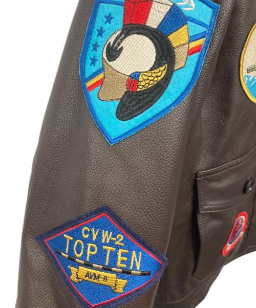 BO Mike Ronny（ビーオーマイクロニー）BO Mike Ronny (ビーオーマイクロニー) G-1 フライトジャケット ブラウン サイズ:Mの古着・服飾アイテム