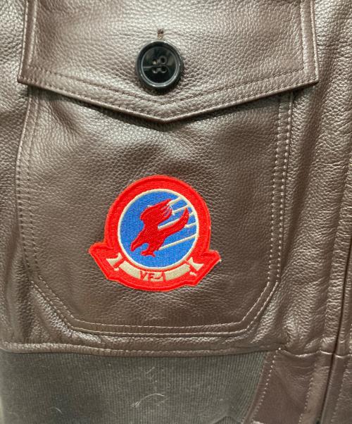 BO Mike Ronny（ビーオーマイクロニー）BO Mike Ronny (ビーオーマイクロニー) G-1 フライトジャケット ブラウン サイズ:Mの古着・服飾アイテム