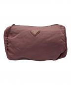 PRADAプラダ）の古着「ポーチ」｜ピンク