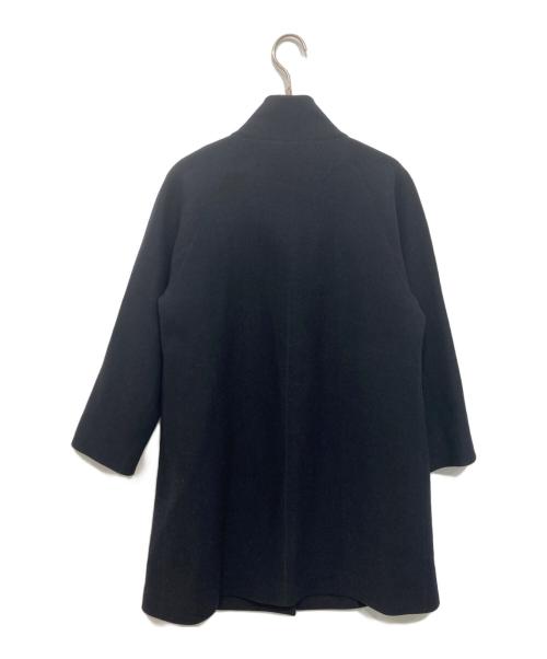 SANYOCOAT（サンヨーコート）SANYOCOAT (サンヨーコート) スーパー140's ウールジャージー スタンドカラーコート ネイビー サイズ:36の古着・服飾アイテム