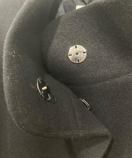 SANYOCOAT（サンヨーコート）SANYOCOAT (サンヨーコート) スーパー140's ウールジャージー スタンドカラーコート ネイビー サイズ:36の古着・服飾アイテム