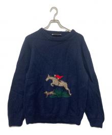 INVERALLAN（インバーアラン）の古着「ウールニット」｜ネイビー