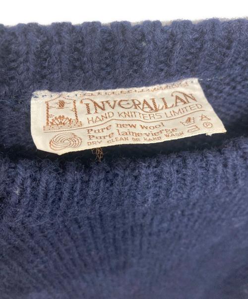 INVERALLAN（インバーアラン）INVERALLAN (インバーアラン) ウールニット ネイビー サイズ:記載なしの古着・服飾アイテム