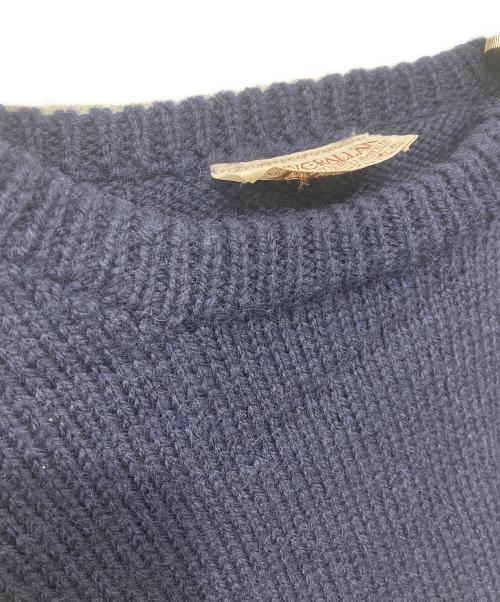 INVERALLAN（インバーアラン）INVERALLAN (インバーアラン) ウールニット ネイビー サイズ:記載なしの古着・服飾アイテム