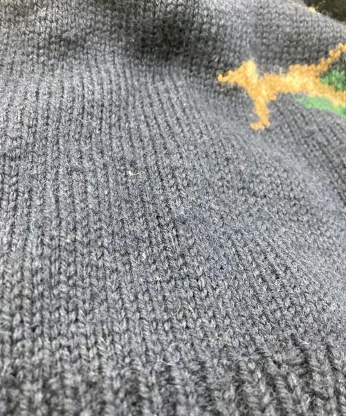 INVERALLAN（インバーアラン）INVERALLAN (インバーアラン) ウールニット ネイビー サイズ:記載なしの古着・服飾アイテム