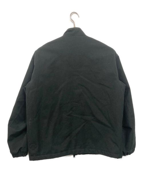 DESCENTE PAUSE（デサントポーズ）DESCENTE PAUSE (デサントポーズ) WOOL MIX STAND COLLAR ZIP UP BLOUSON ブラック サイズ:Sの古着・服飾アイテム