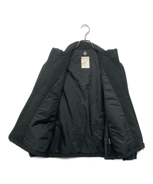 DESCENTE PAUSE（デサントポーズ）DESCENTE PAUSE (デサントポーズ) WOOL MIX STAND COLLAR ZIP UP BLOUSON ブラック サイズ:Sの古着・服飾アイテム