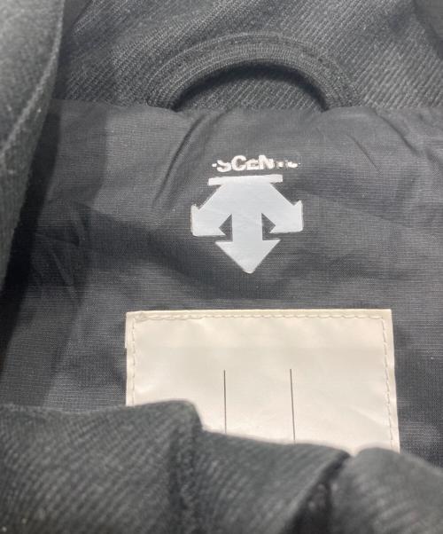 DESCENTE PAUSE（デサントポーズ）DESCENTE PAUSE (デサントポーズ) WOOL MIX STAND COLLAR ZIP UP BLOUSON ブラック サイズ:Sの古着・服飾アイテム