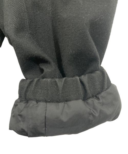 DESCENTE PAUSE（デサントポーズ）DESCENTE PAUSE (デサントポーズ) WOOL MIX STAND COLLAR ZIP UP BLOUSON ブラック サイズ:Sの古着・服飾アイテム