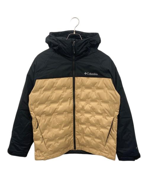 Columbia（コロンビア）Columbia (コロンビア) グランドトレックIIIダウンフーデッドジャケット ブラック×ベージュ サイズ:M 未使用品の古着・服飾アイテム