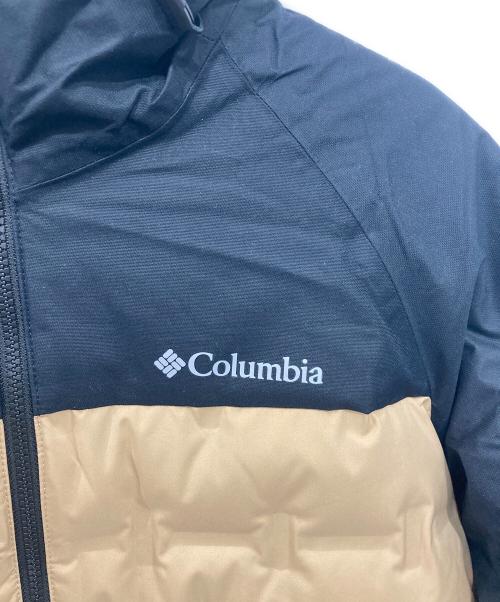 Columbia（コロンビア）Columbia (コロンビア) グランドトレックIIIダウンフーデッドジャケット ブラック×ベージュ サイズ:M 未使用品の古着・服飾アイテム