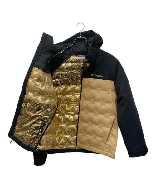 Columbia（コロンビア）Columbia (コロンビア) グランドトレックIIIダウンフーデッドジャケット ブラック×ベージュ サイズ:M 未使用品の古着・服飾アイテム