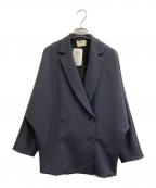 UNITED ARROWSユナイテッドアローズ）の古着「ドルマンスリーブ ジャケット」｜ネイビー