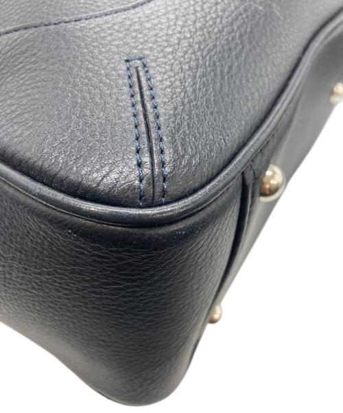 PELLE MORBIDA（ペッレモルビダ）PELLE MORBIDA (ペッレモルビダ) ブガッティバッグ（Mサイズ) ネイビーの古着・服飾アイテム