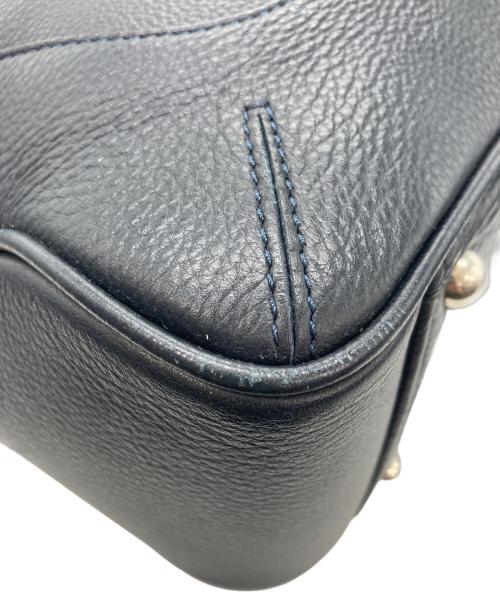 PELLE MORBIDA（ペッレモルビダ）PELLE MORBIDA (ペッレモルビダ) ブガッティバッグ（Mサイズ) ネイビーの古着・服飾アイテム