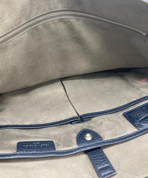 PELLE MORBIDA（ペッレモルビダ）PELLE MORBIDA (ペッレモルビダ) ブガッティバッグ（Mサイズ) ネイビーの古着・服飾アイテム