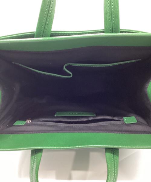 DIESEL（ディーゼル）DIESEL (ディーゼル) エンボスロゴ2WAYバッグ グリーンの古着・服飾アイテム