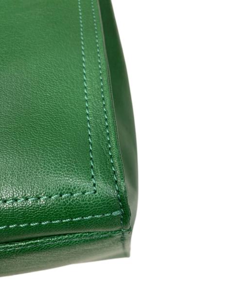 DIESEL（ディーゼル）DIESEL (ディーゼル) エンボスロゴ2WAYバッグ グリーンの古着・服飾アイテム