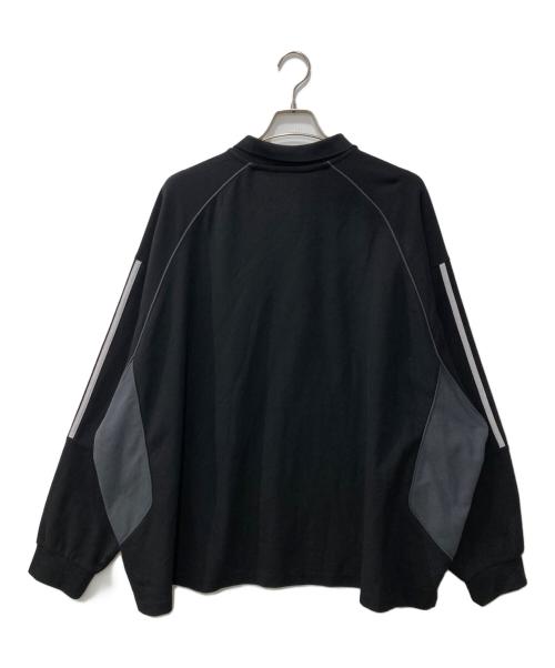 masonprince（メゾンプリンス）masonprince (メゾンプリンス) ポロシャツ ブラック サイズ:XLの古着・服飾アイテム