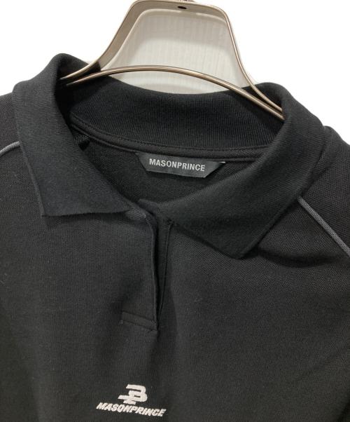 masonprince（メゾンプリンス）masonprince (メゾンプリンス) ポロシャツ ブラック サイズ:XLの古着・服飾アイテム