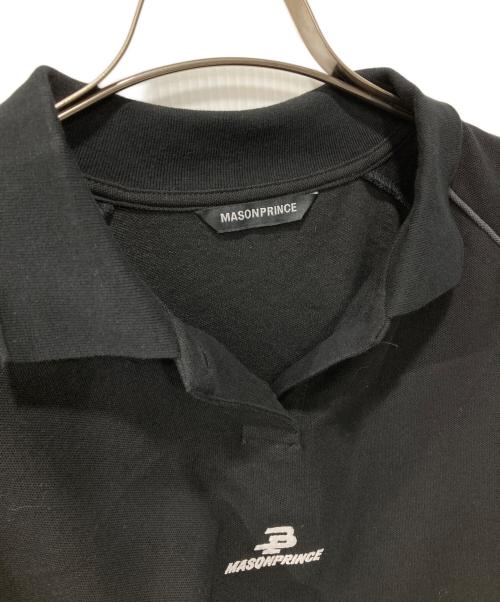 masonprince（メゾンプリンス）masonprince (メゾンプリンス) ポロシャツ ブラック サイズ:XLの古着・服飾アイテム
