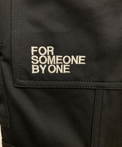FORSOMEONE（フォーサムワン）FORSOMEONE (フォーサムワン) レザー切替カーゴパンツ ブラック サイズ:46の古着・服飾アイテム