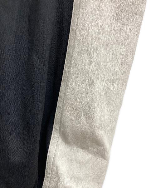 FORSOMEONE（フォーサムワン）FORSOMEONE (フォーサムワン) レザー切替カーゴパンツ ブラック サイズ:46の古着・服飾アイテム