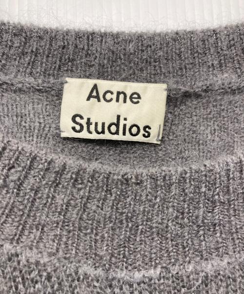 Acne studios（アクネ ストゥディオス）ACNE STUDIOS (アクネ ストゥディオス) モヘアブレンドニット グレー サイズ:XSの古着・服飾アイテム