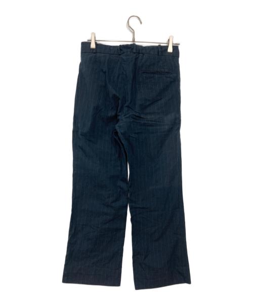 Maison Margiela（メゾンマルジェラ）Maison Margiela (メゾンマルジェラ) ストライプパンツ ネイビー サイズ:44の古着・服飾アイテム