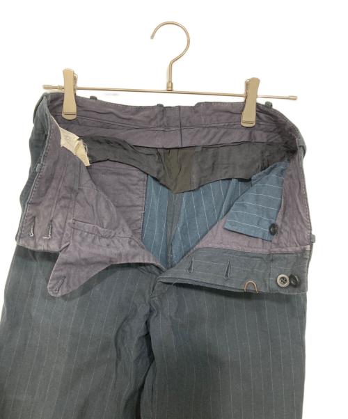 Maison Margiela（メゾンマルジェラ）Maison Margiela (メゾンマルジェラ) ストライプパンツ ネイビー サイズ:44の古着・服飾アイテム