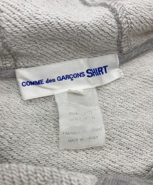 COMME des GARCONS SHIRT（コムデギャルソンシャツ）COMME des GARCONS SHIRT (コムデギャルソンシャツ) プルオーバーパーカー グレー サイズ:Lの古着・服飾アイテム