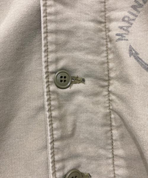 HOUSTON（ヒューストン）HOUSTON (ヒューストン) フランス海軍デッキジャケット カーキ サイズ:38Rの古着・服飾アイテム