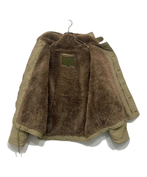 HOUSTON（ヒューストン）HOUSTON (ヒューストン) フランス海軍デッキジャケット カーキ サイズ:38Rの古着・服飾アイテム