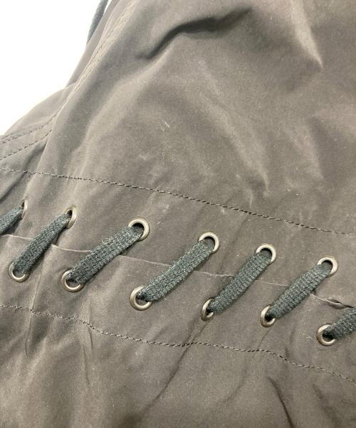 UNUSED（アンユーズド）UNUSED (アンユーズド) レースアップジャケット ブラックの古着・服飾アイテム