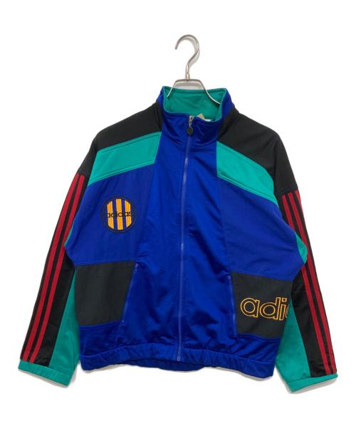 adidas（アディダス）adidas (アディダス) トラックジャケット ブルー×グリーン サイズ:Ｓの古着・服飾アイテム