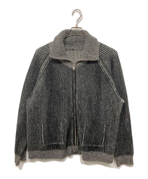 Name.（ネーム）Name. (ネーム) REVERSIBLE WOOL DRIVERS KNIT グレー サイズ:2の古着・服飾アイテム