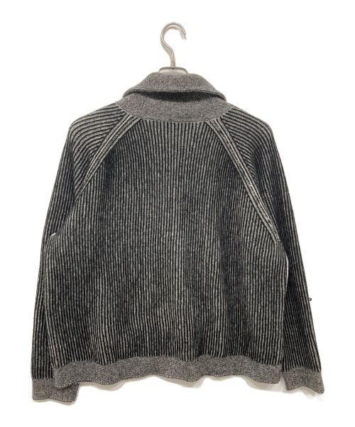 Name.（ネーム）Name. (ネーム) REVERSIBLE WOOL DRIVERS KNIT グレー サイズ:2の古着・服飾アイテム