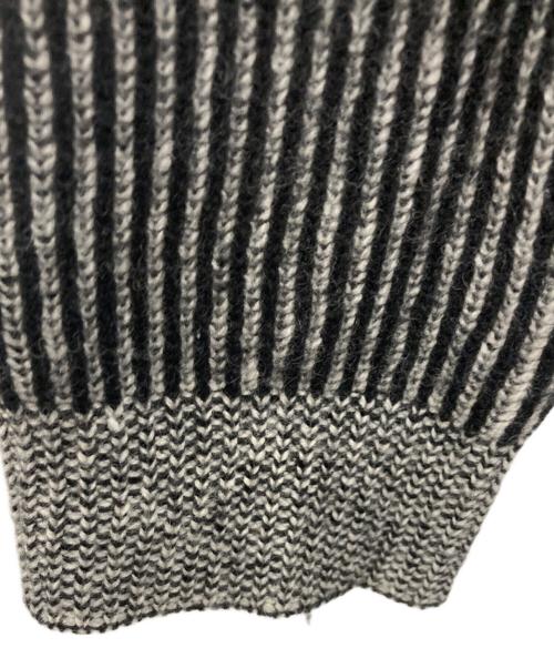 Name.（ネーム）Name. (ネーム) REVERSIBLE WOOL DRIVERS KNIT グレー サイズ:2の古着・服飾アイテム