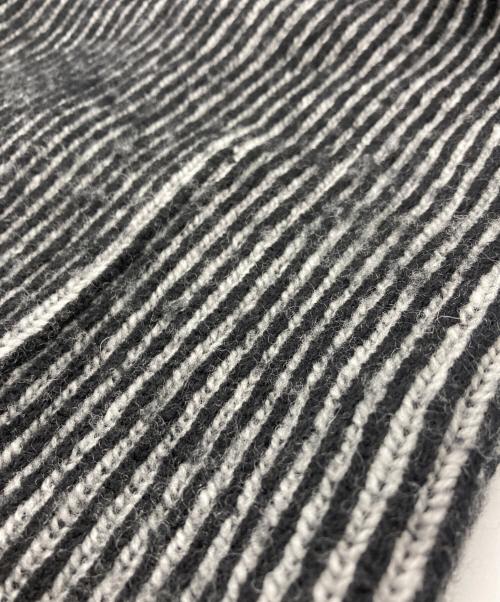 Name.（ネーム）Name. (ネーム) REVERSIBLE WOOL DRIVERS KNIT グレー サイズ:2の古着・服飾アイテム