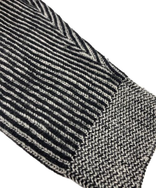 Name.（ネーム）Name. (ネーム) REVERSIBLE WOOL DRIVERS KNIT グレー サイズ:2の古着・服飾アイテム