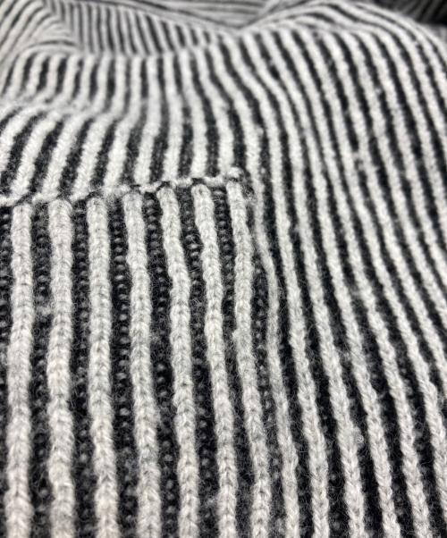 Name.（ネーム）Name. (ネーム) REVERSIBLE WOOL DRIVERS KNIT グレー サイズ:2の古着・服飾アイテム