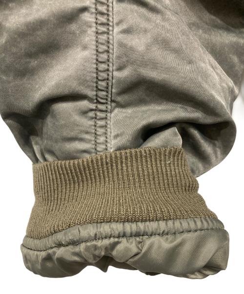 Name.（ネーム）Name. (ネーム) WIDE POCKET FLIGHT JACKET : FADED/フェード加工 ワイドポケット フライトジャケット グリーン サイズ:2の古着・服飾アイテム