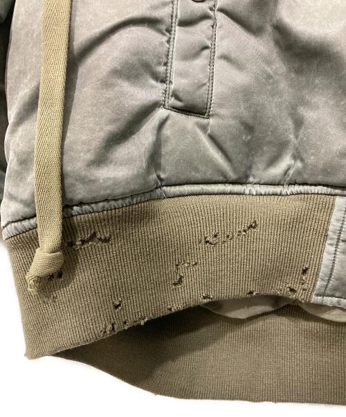 Name.（ネーム）Name. (ネーム) WIDE POCKET FLIGHT JACKET : FADED/フェード加工 ワイドポケット フライトジャケット グリーン サイズ:2の古着・服飾アイテム