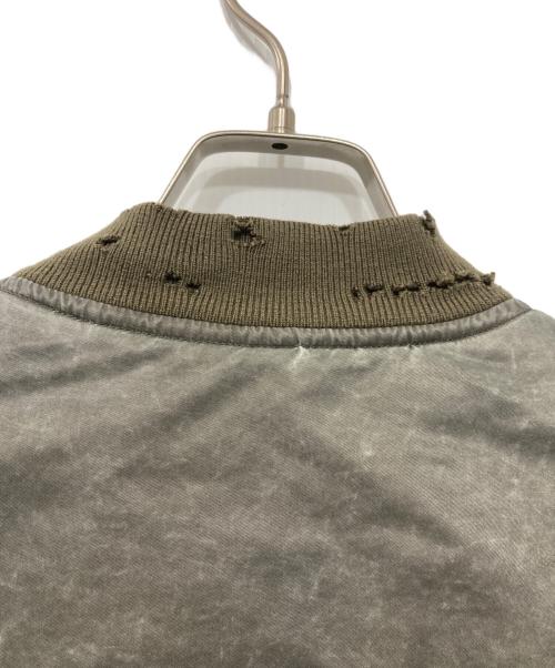 Name.（ネーム）Name. (ネーム) WIDE POCKET FLIGHT JACKET : FADED/フェード加工 ワイドポケット フライトジャケット グリーン サイズ:2の古着・服飾アイテム