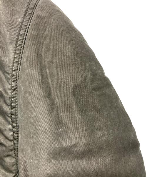 Name.（ネーム）Name. (ネーム) WIDE POCKET FLIGHT JACKET : FADED/フェード加工 ワイドポケット フライトジャケット グリーン サイズ:2の古着・服飾アイテム