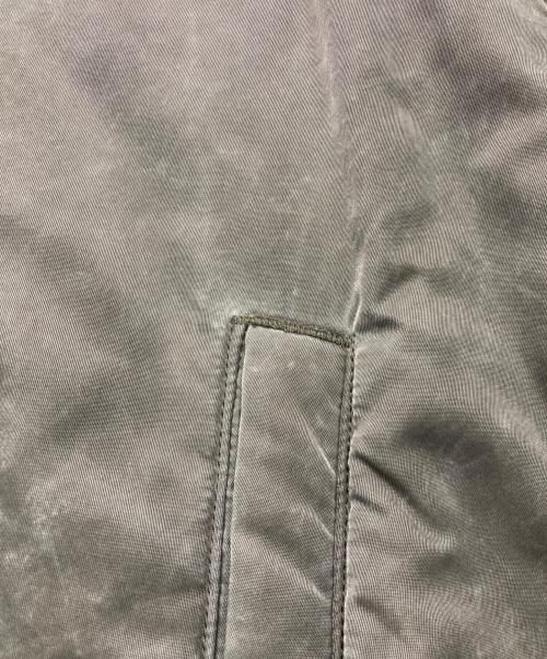 Name.（ネーム）Name. (ネーム) WIDE POCKET FLIGHT JACKET : FADED/フェード加工 ワイドポケット フライトジャケット グリーン サイズ:2の古着・服飾アイテム