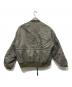 Name. (ネーム) WIDE POCKET FLIGHT JACKET : FADED/フェード加工 ワイドポケット フライトジャケット グリーン サイズ:2：37000円